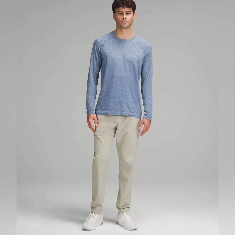 NWT Lululemon athletica Men's Light Gray Commision Pant Classic 34